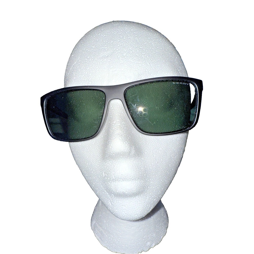 Merry's Classic Polarized Sunglasses S8225 - Black 100% UV Protection 58-16-131